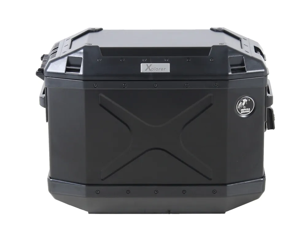 Populaire Valise latérale Alu Xplorer 30 noire Hepco & Becker à gauche