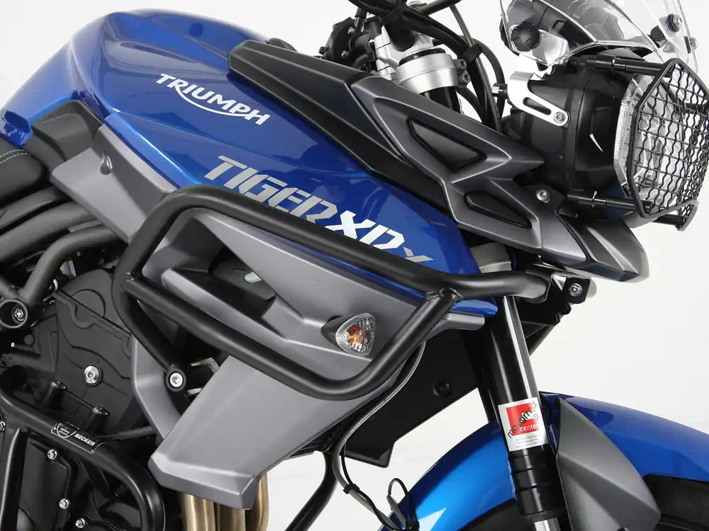 Dernier Modèle Arceau de protection de réservoir noir pour Triumph Tiger 800 XC/XCX/XCA (2015-2017)