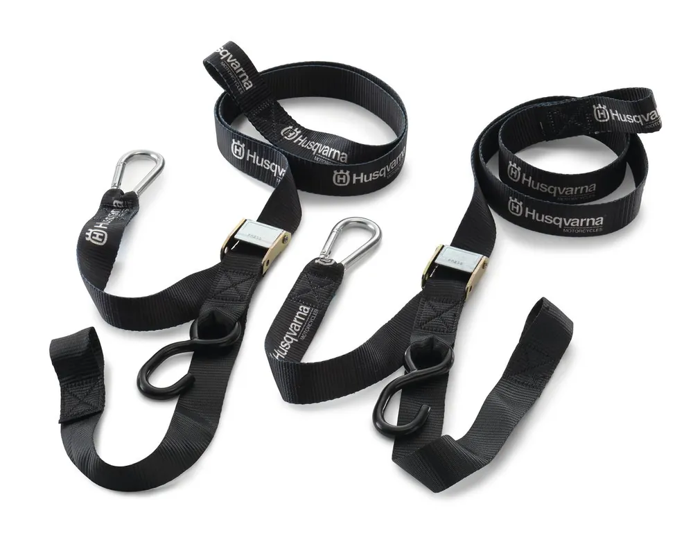 Promotion Set de sangles de serrage pour Husqvarna FS 701 Supermoto,FS 450 et Svartpilen 401 Original