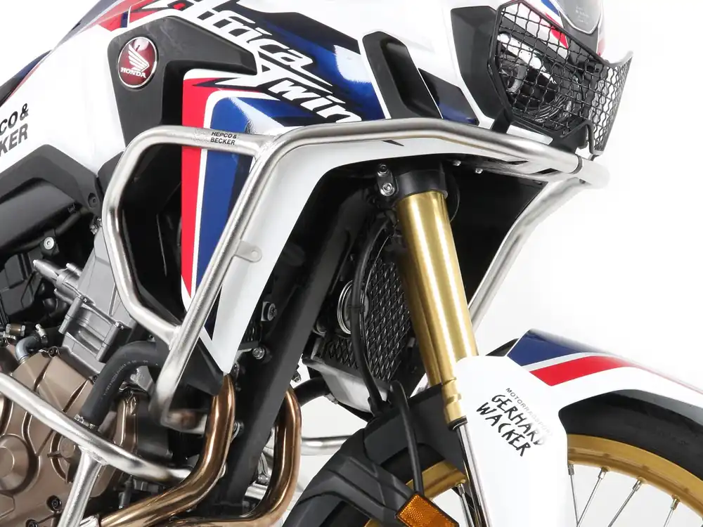 Marque Arceau de protection du réservoir en acier inoxydable pour Honda CRF 1000 Africa Twin (année 16-17) Hepco & Becker