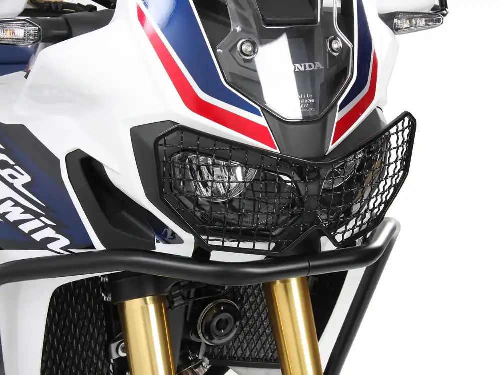 Grille de protection des feux noire pour Honda CRF 1000 Africa Twin (18-19) Hepco & Becker Jusqu'à Épuisement Des Stocks