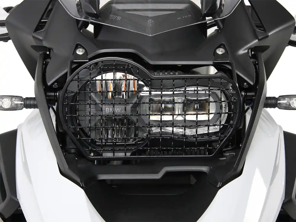 Grille de protection des feux noire pour BMW R 1250 GS (19-23) Hepco & Becker Nouvelle Collection
