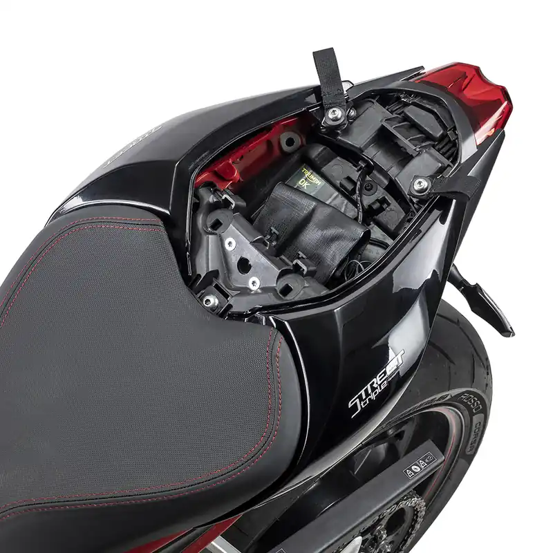 Expédition Rapide Kriega US-Drypack Kit de montage pour Triumph Street Triple