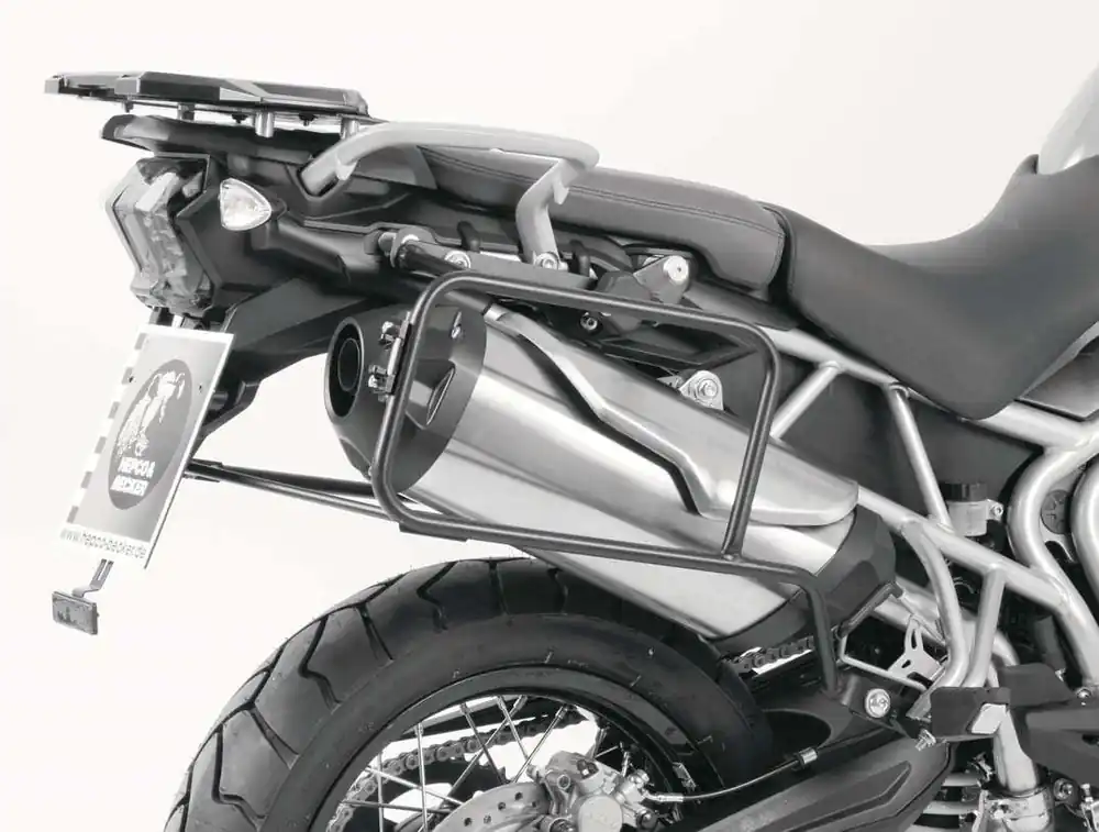 Support de top-case Alurack noir pour Triumph Tiger 800/XC (2010-2014) Authentique