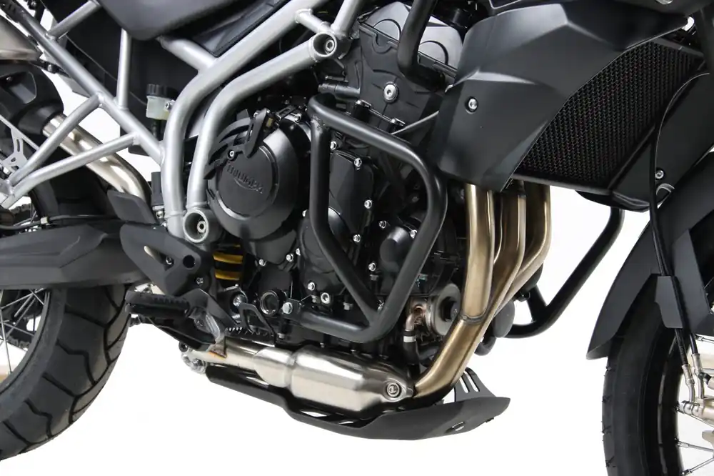 Arceau de protection moteur noir pour Triumph Tiger 800/XC (2010-2014) Pas Cher