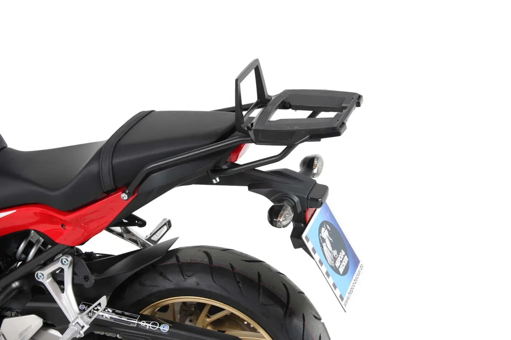 Support de top case Alurack noir pour Honda CB 650 F (14-18) Hepco & Becker Commander Vite