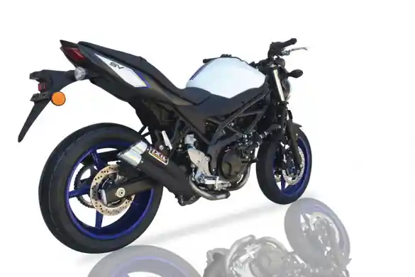 Embout IXIL HYPERLOW BLACK XL en acier inoxydable pour Suzuki SV 650 (année 16-18) Quantité Limitée