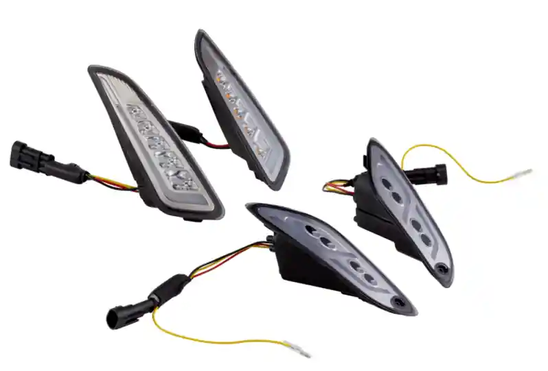 Affaire À Saisir Kit clignotants avant & arrière pour Vespa Primavera/Sprint 125-150ccm 2T/4T AC, clair