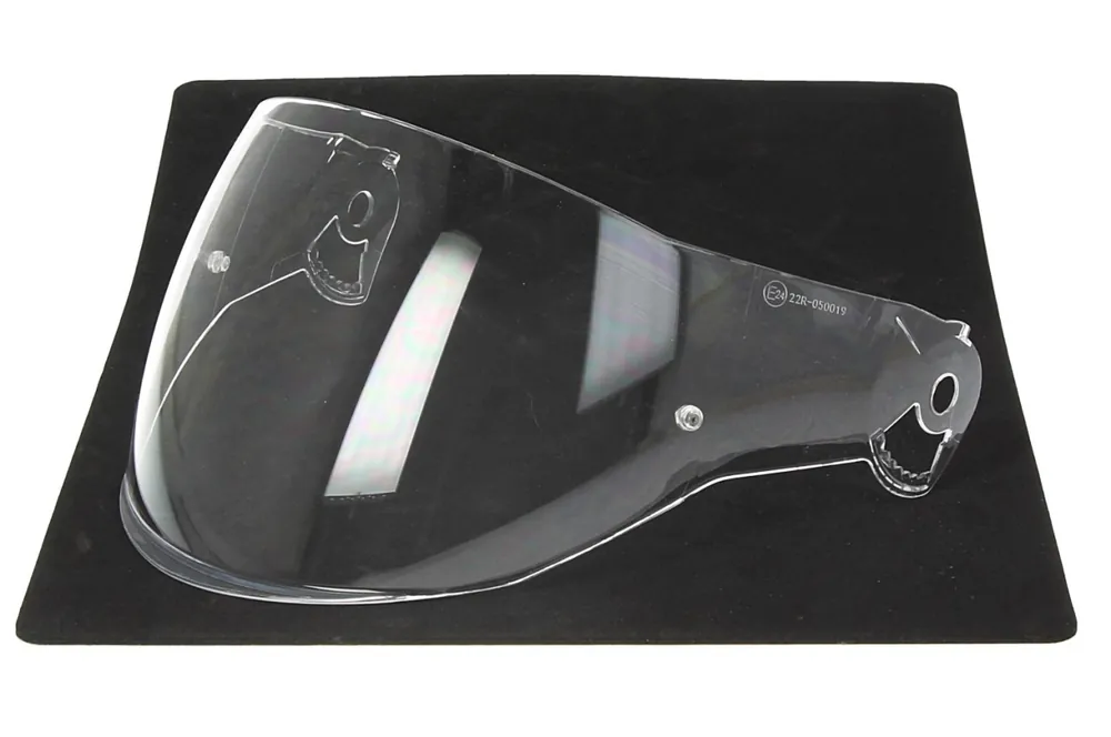Authentique Visière Helmo Milano pour Oscuro, transparente, anti-rayures, anti-buée