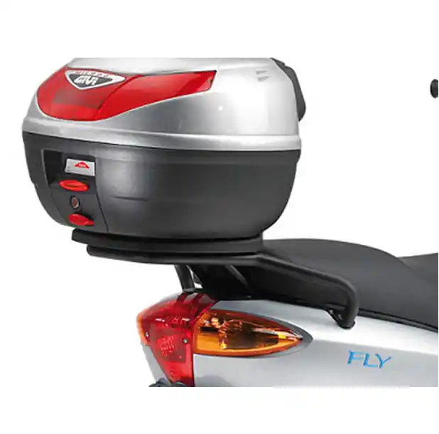 Support de top case Givi noir pour valise monolock pour Derbi 50 / 125 Boulevard /Piaggio FLY 50-125 Populaire