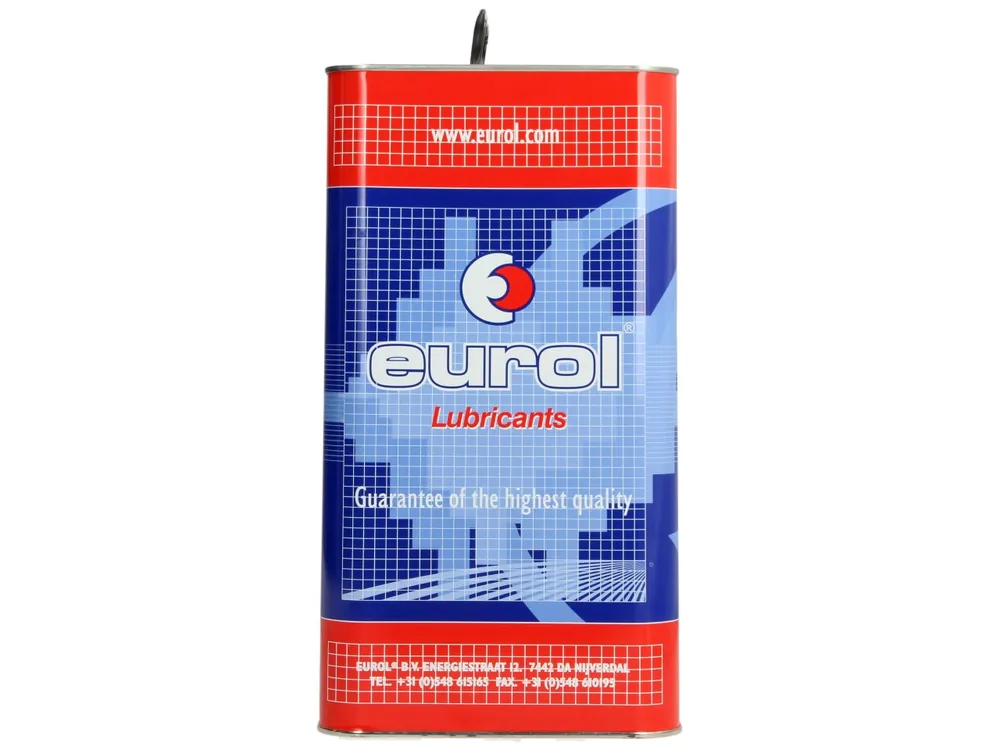 Liquide de frein Eurol, DOT 4, 5 l, SAE J1703 / ISO 4925 Dernier Modèle