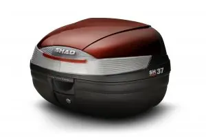 Couvercle Shad, SH37, rouge, laqué, plastique, D1B37E09 Commander Vite