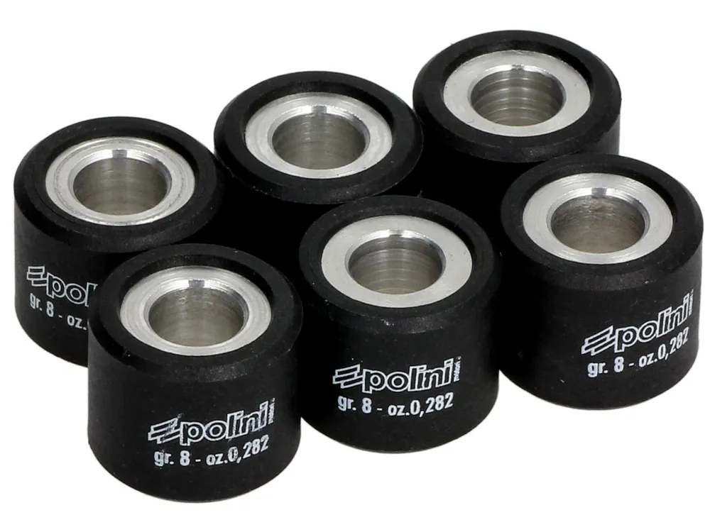 Must-Have Jeu de galets de variateur Polini, 20x17 mm, 8,0 g, pièces : 6