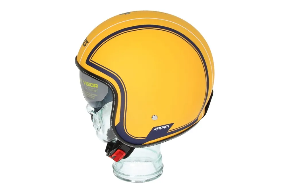Dernier Modèle Casque jet Axxis, Hornet SV Royal, jaune mat XS