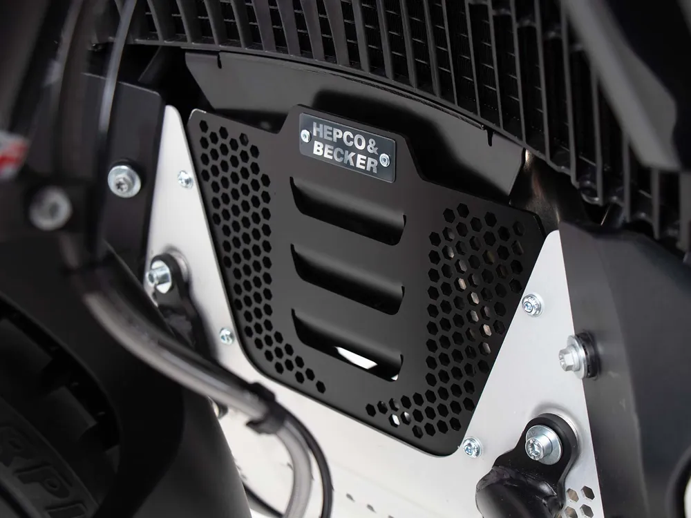 Tôle supplémentaire pour plaque de protection moteur d&rsquo;origine pour Husqvarna Norden 901 (22-) Hepco & Becker Haute Qualité
