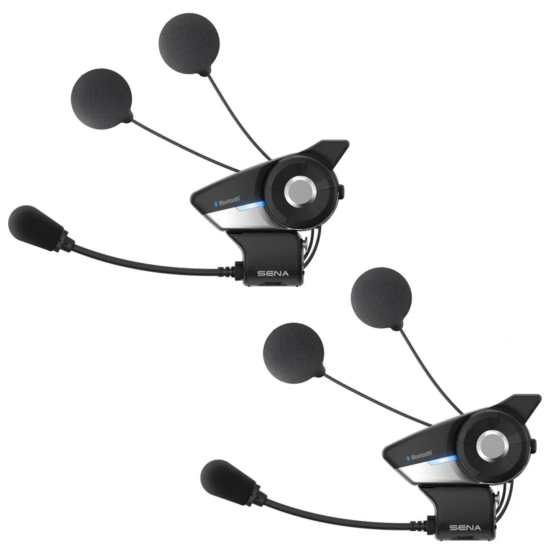 Pas Cher SENA 20S Evo double set avec haut-parleurs HD- Système de communication Bluetooth pour motos-