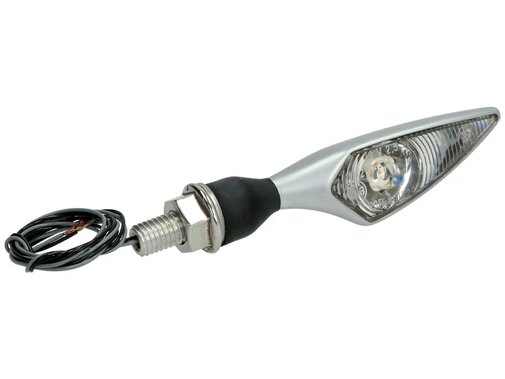 Clignotants Kellermann, losange, acier, LED, VL/HR, 12 V, chrome mat, M8x20, homologués E Achetez Aujourd'hui
