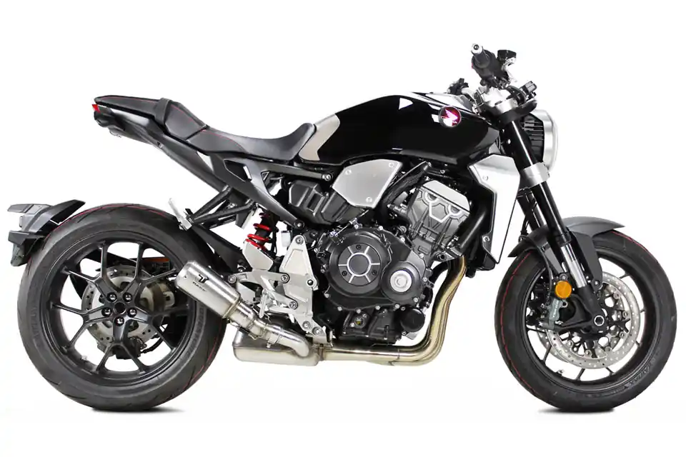 Offre Limitée Silencieux arrière IXRACE MK2 Honda CB 1000 R, acier inoxydable argenté, homologué E, Euro4+5