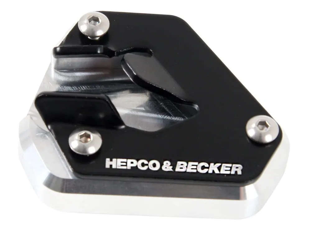 Prix Cassé Plaque de béquille latérale pour Triumph Tiger 800 XC/XR (15-20) Hepco & Becker