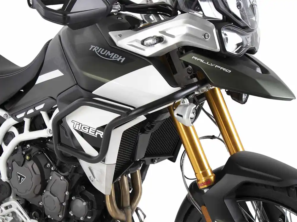 Petit Prix Arceau de protection du réservoir noir pour Triumph Tiger 900 Rally / GT / PRO (20-) Hepco & Becker