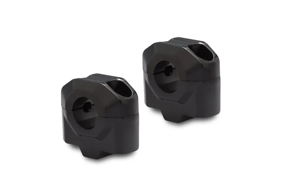 Commande En Gros SW-Motech Réhausse de guidon, noir pour guidon Ø 22 mm, H=25 mm pour Yamaha XT 660 R /X - SW Motech