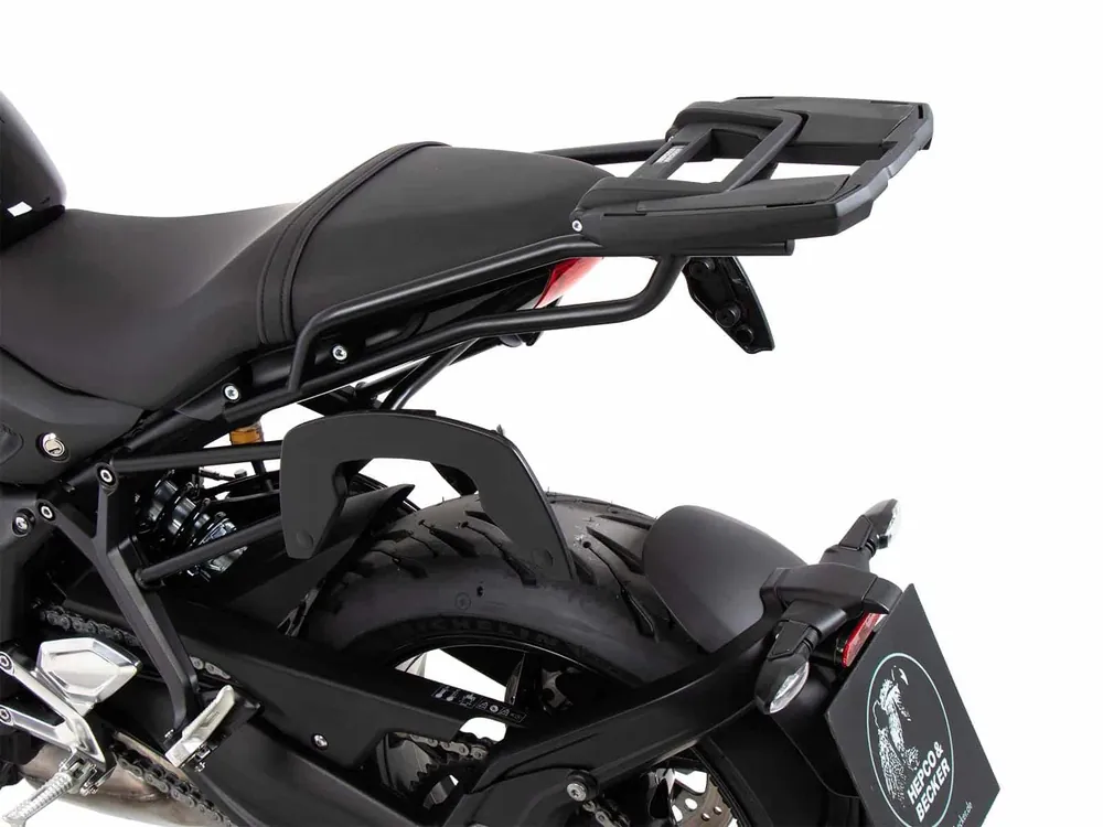 Bon Plan Supports latéraux C-Bow noirs pour Triumph Trident 660 (21-) Hepco & Becker