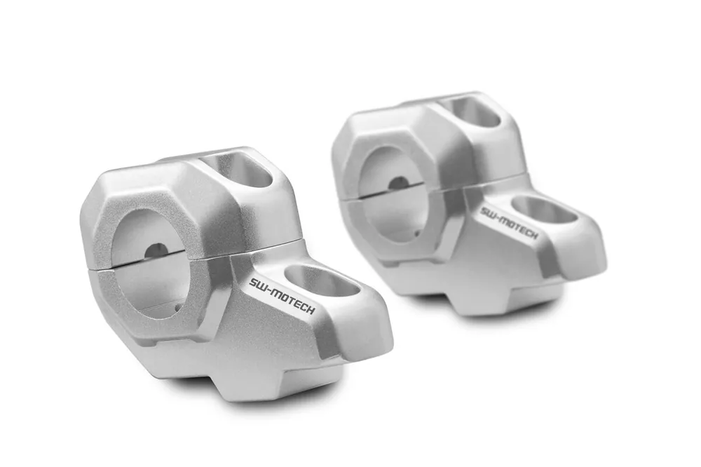 Acheter Direct SW-Motech Pose de guidon, argent, H=30 mm, pose de 21 mm pour Suzuki GSF 650 Bandit /S - SW Motech