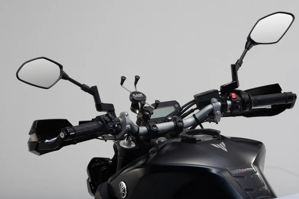 SW-Motech Kit de support Navi X-Grip pour grands smartphones pour Triumph Tiger Sport 1050 - SW Motech Vente Directe