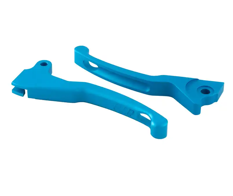 Kit levier de frein sport Shorty pour Vespa LX /LXV /S /Primavera /Sprint 50-150ccm, bleu mat Expédié Aujourd&rsquo;hui