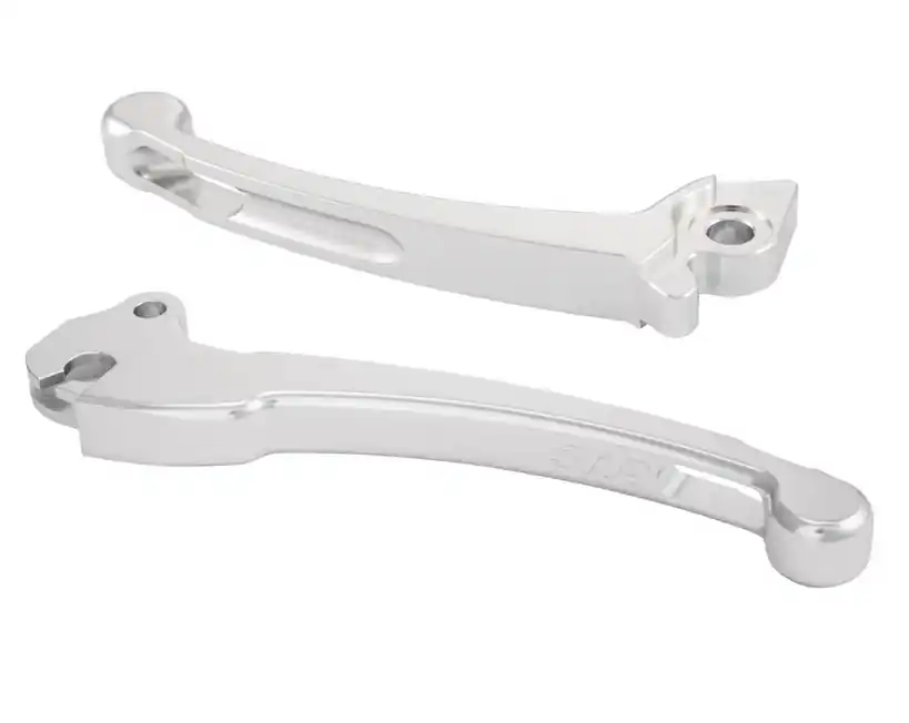 Top Vente Kit levier sport embrayage/frein pour Vespa PX 125-200cc, HBZ Grimeca, droite/gauche, argenté