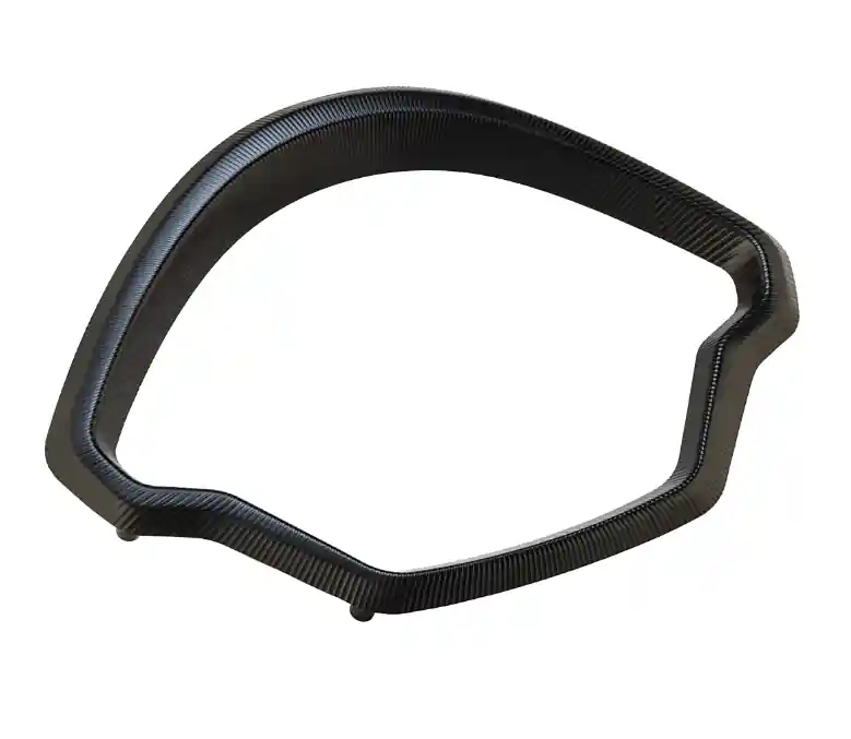 Dernière Chance Anneau décoratif tachymètre pour Vespa GTS/GTS Super 125/300ccm (`22-), alu, noir anodisé
