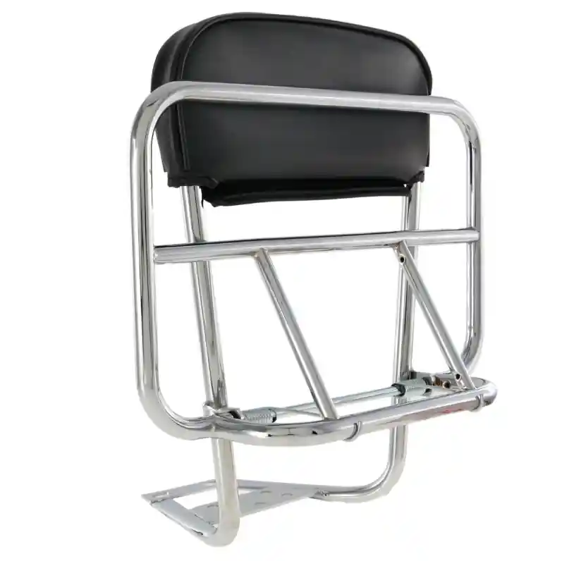 Vente Directe Porte-bagages arrière pour Vespa PX 80-200ccm, pliable, chrome