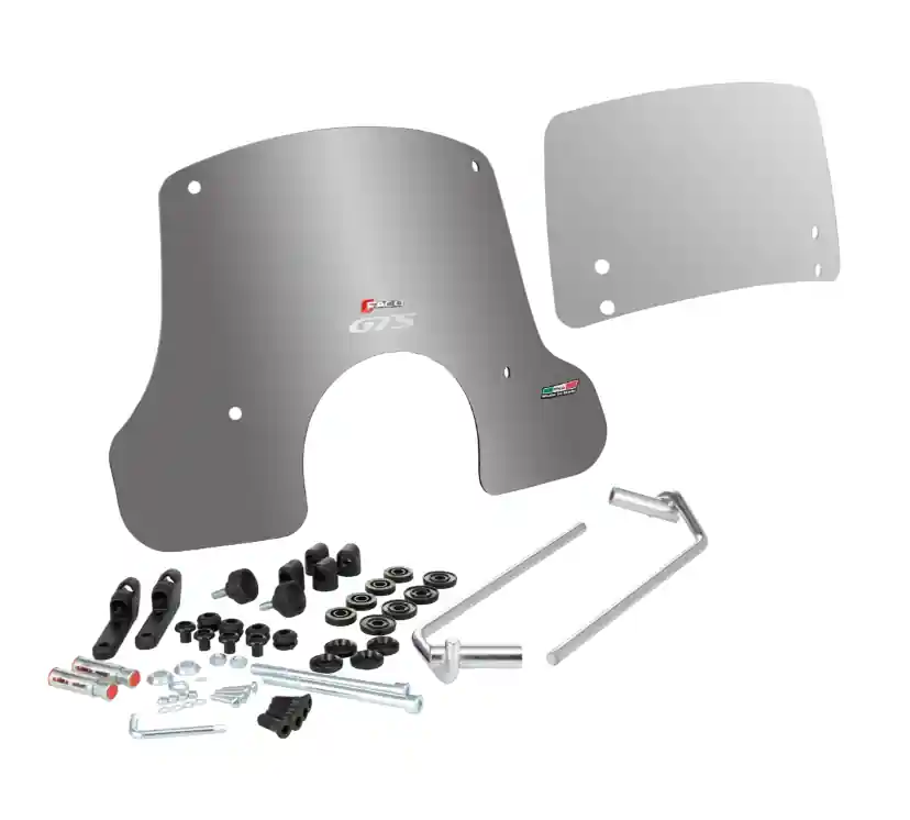 Pare-brise FACO "Twin-Screen "pour Vespa GTS /GTS Super 125/300ccm (`23-), teinté Meilleur Prix