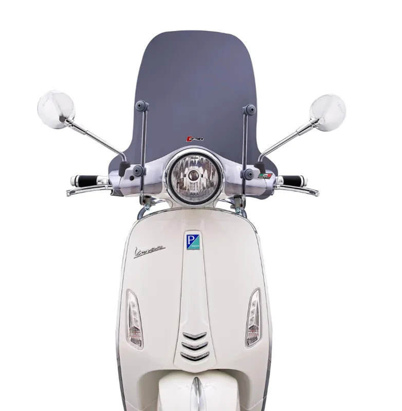 Paiement Sécurisé Pare-brise FACO semi-haut pour Vespa Primavera /Elettrica 50-125ccm 2T/4T ('14-), teinté