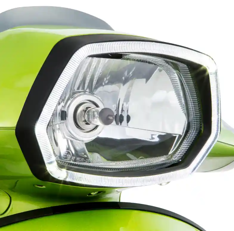 Anneau de lampe LED anneau lumineux pour Vespa Sprint 50ccm 2T/4T, noir mat Remise