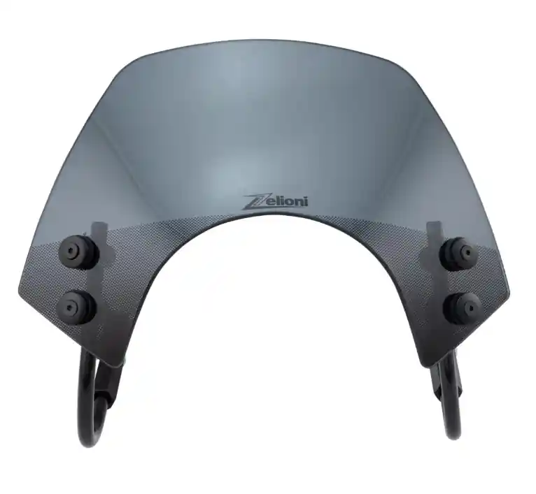 Livraison Express Flyscreen ZELIONI Racing pour Vespa GTS/GTS Super/GT/GT L 125-300ccm, teinté noir