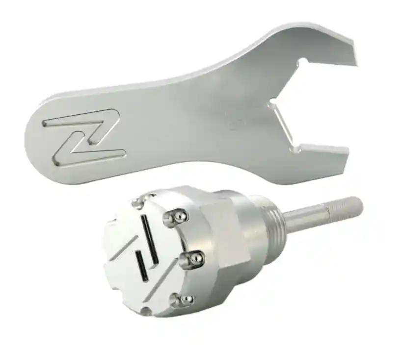 Commander Vite Bouchon de remplissage d'huile moteur, carter d'huile ZELIONI pour Vespa, argenté