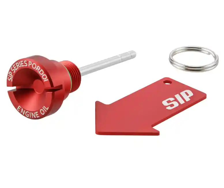 Bouchon de remplissage d&rsquo;huile moteur pour Vespa GTS Super 125ccm 4T LC Euro 3 (09-16), rouge mat Commande En Gros