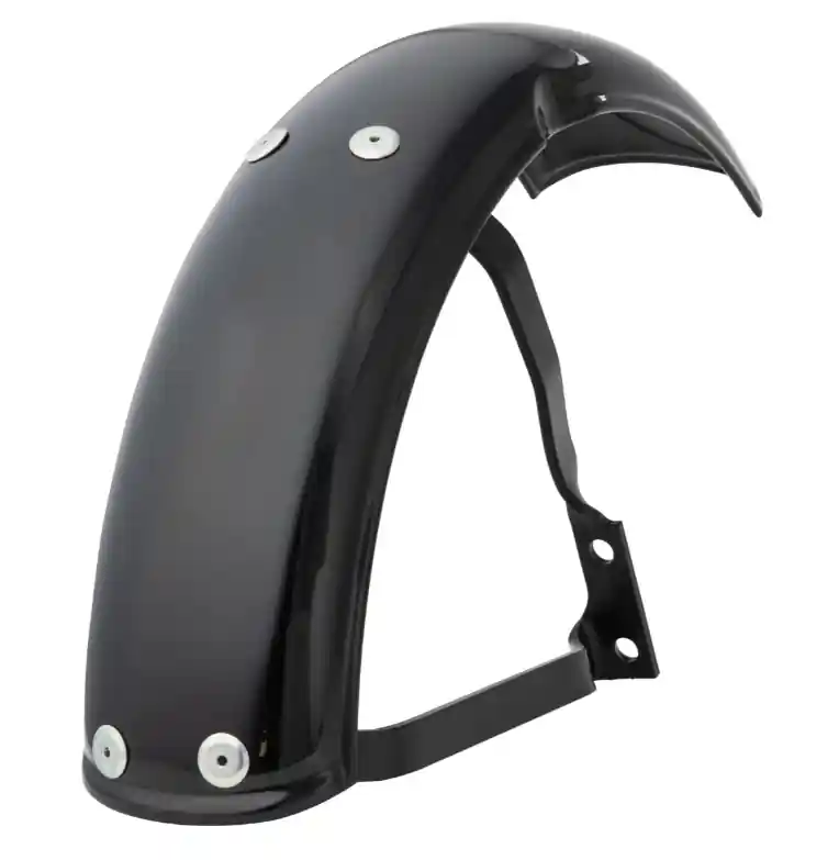 Aile Garelli pour Vespa PX 80-200ccm, métal, noir brillant Prix Choc