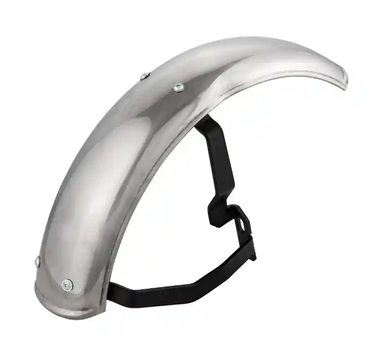 Super Prix Aile 2.0 Garelli pour Vespa PX 80-200ccm, inox poli, support noir