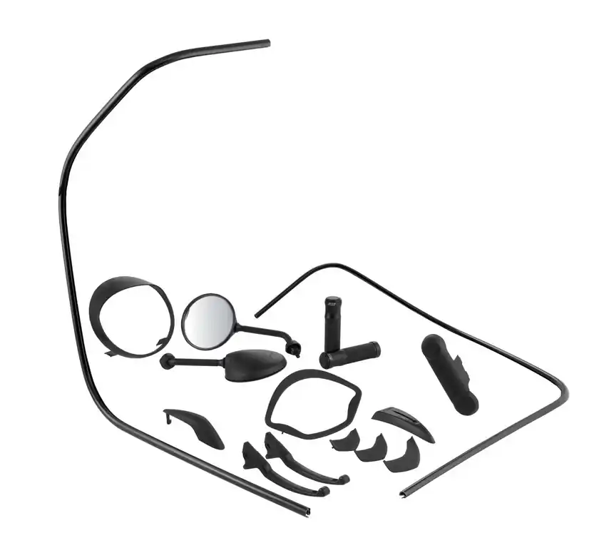 Kit de style "Black Edition" pour Vespa GTS/GTS Super HPE 125/300 (19-22), noir mat Remise