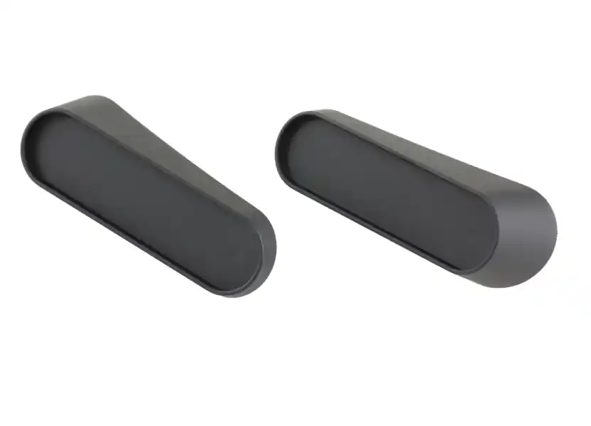 Support réflecteur carénage latéral, arrière gauche & droite pour Vespa, noir mat Offre Spéciale