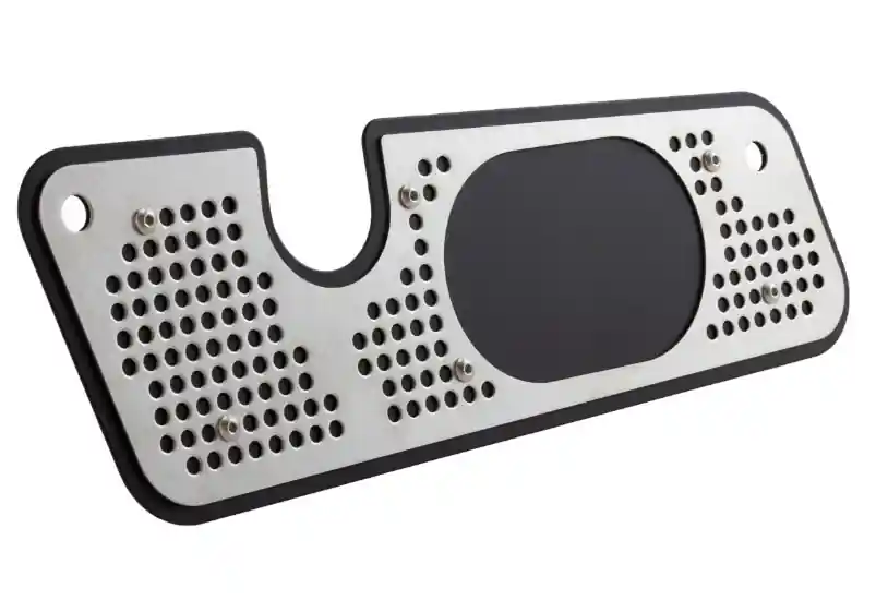 Cache d&rsquo;échappement bras oscillant pour Vespa GTS/GTS Super/GTV/GT, noir/argenté Prix Réduit