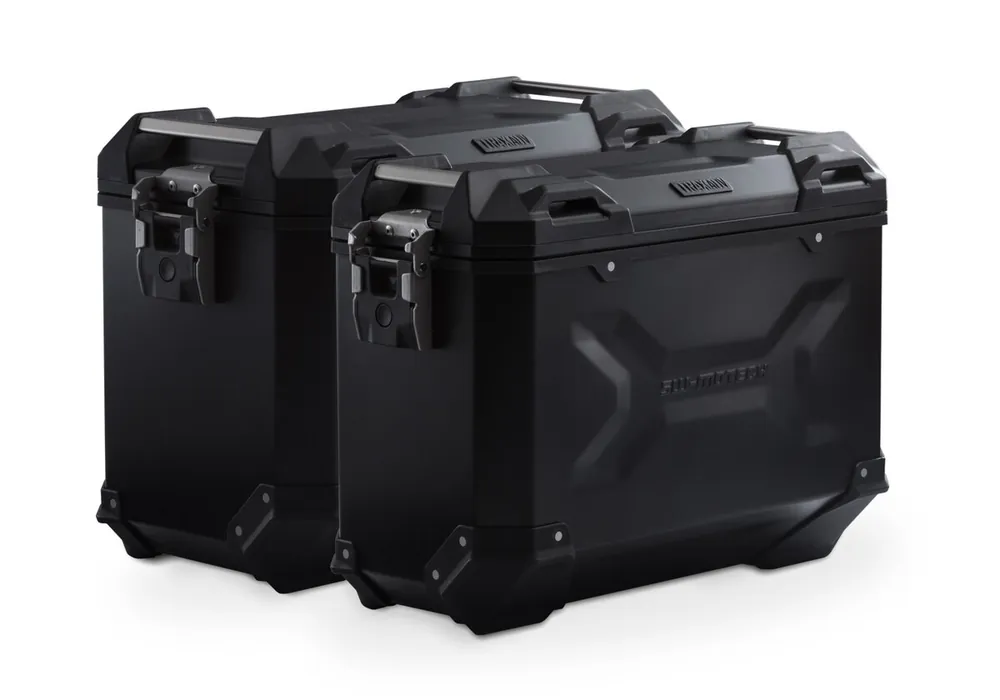 Meilleure Vente SW-Motech Système de valises en aluminium TRAX ADV noir pour Suzuki V-Strom 800 DE (23-)