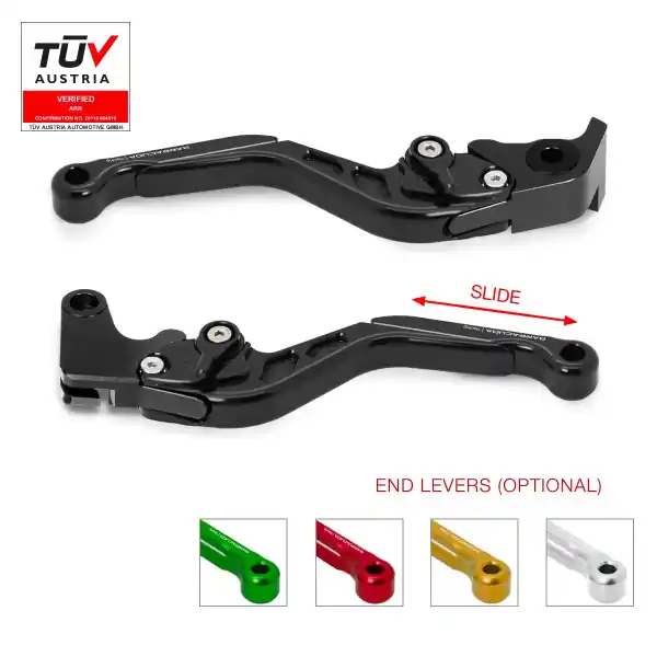 Offre Exclusive Kit de leviers pour Kawasaki Z900 / Z650 / Ninja 650 / Versys 650 / Versys 1000 - Barracuda