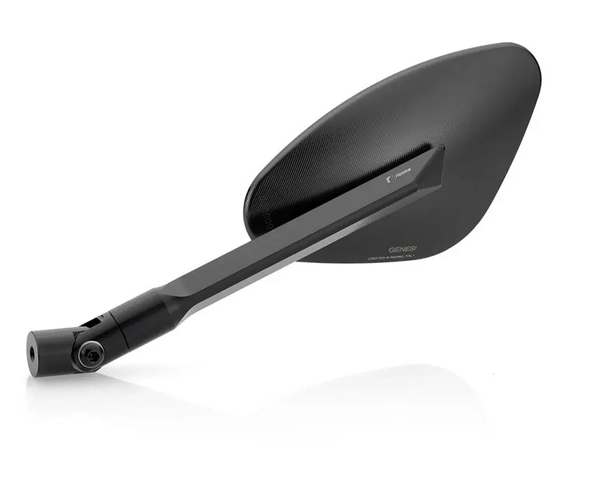 Offre Limitée Rétroviseur RIZOMA Genesi gauche pour Vespa, noir anodisé