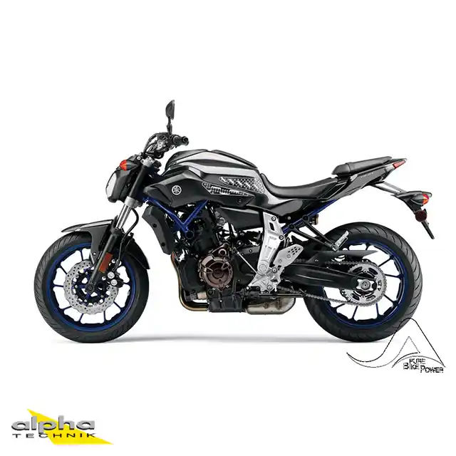 Stompgrip clair Volcano pour Yamaha MT-07 2015-17 Haute Qualité
