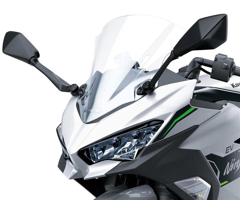 Seulement Aujourd&rsquo;hui Pare-brise haut clair pour Kawasaki Ninja e-1 (24-) Original