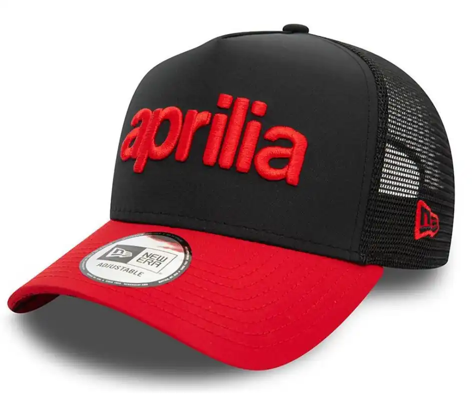Commander Maintenant Aprilia Basecap New Era rouge-noir