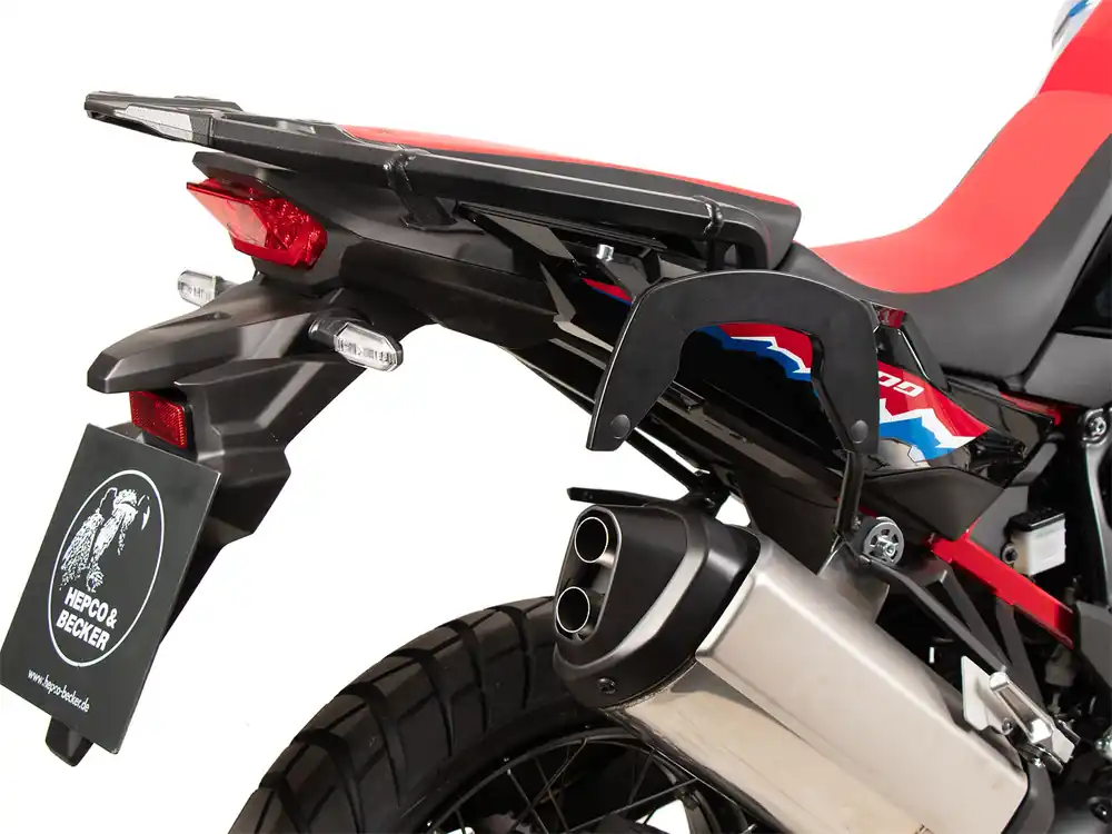 Bon Marché Supports latéraux C-Bow noirs pour Honda CRF 1100 L Africa Twin (24-) Hepco & Becker